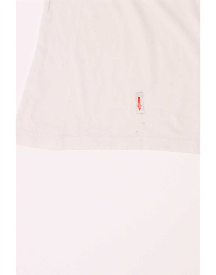 Fila Camiseta gráfica para niño Top 7-8 años Algodón blanco