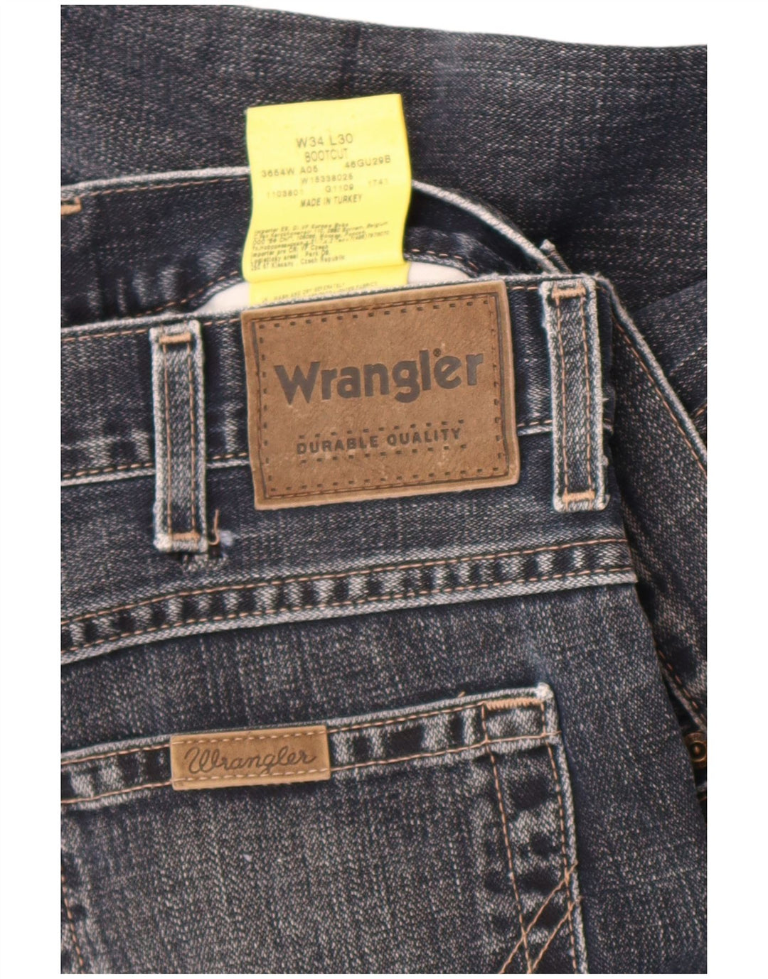 Wrangler Vaqueros Bootcut para Hombre W34 L30 Algodón Azul Marino