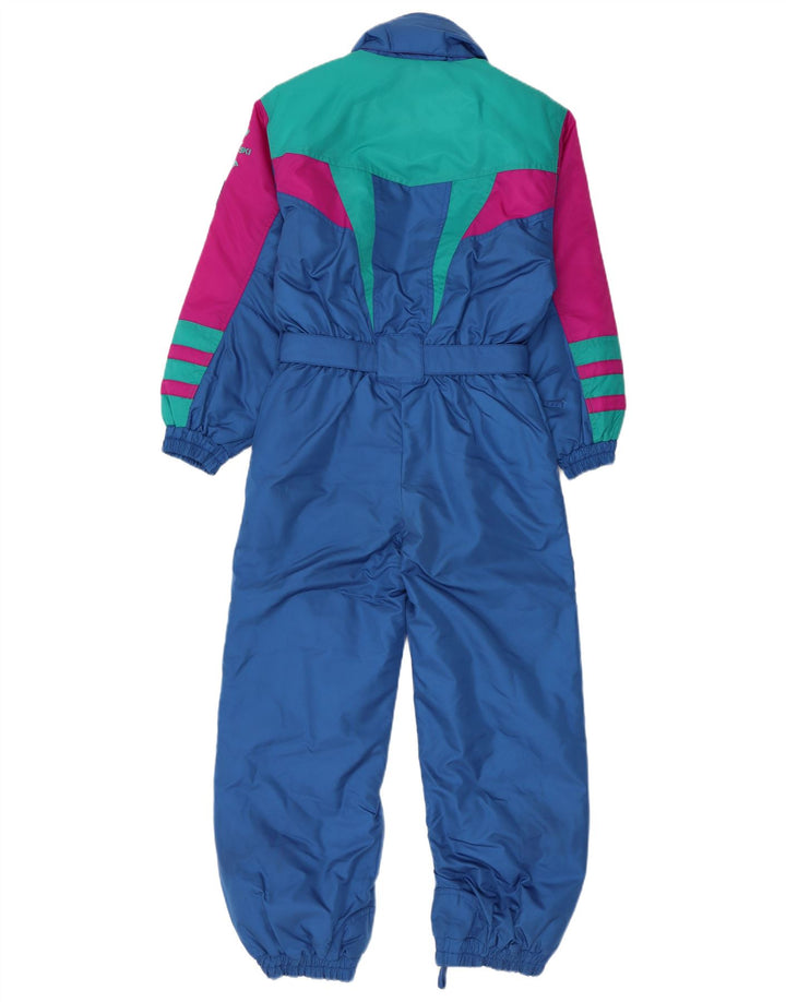Fila Mono de esquí para niño 9-10 años Poliéster color block azul