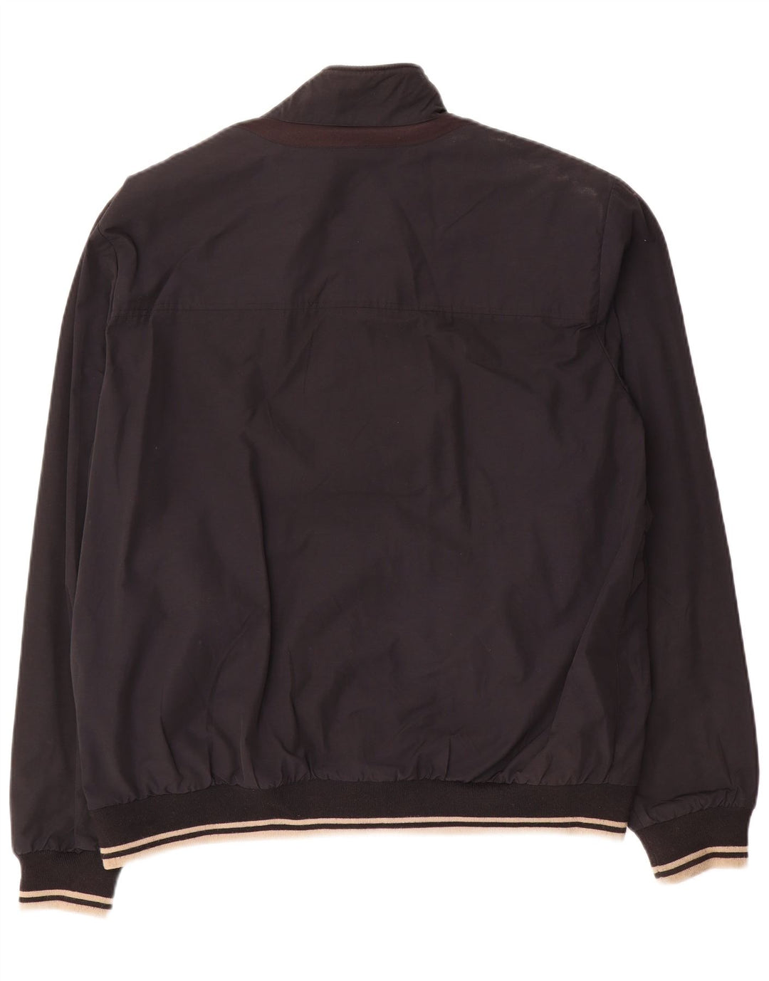 Geox Hombre Respira Bomber Jacket UK 48 4XL Negro Colorblock Poliamida