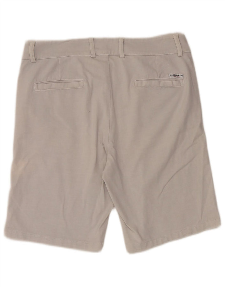 ASSN DE POLO DE EE. UU. Shorts chinos para hombre W32 Algodón blanco medio