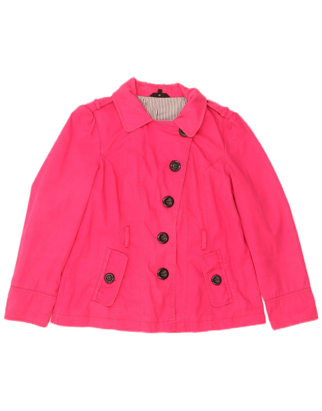 Marks & Spencer Chaquetón para mujer UK 46 Grande Algodón rosa