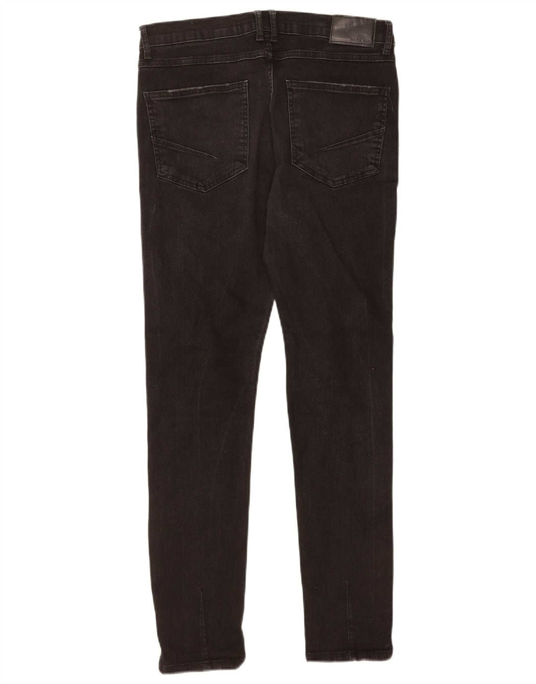 Zara Jeans ajustados desgastados para hombre EU 40 Medium W31 L29 Negro