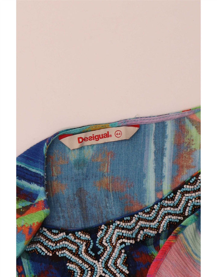 Desigual Mujer Vestido De Tienda Con Estampado Abstracto EU 44 XL Multicolor
