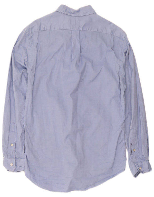 Camisa Ralph Lauren Hombre Slim Fit Algodón Azul Medio
