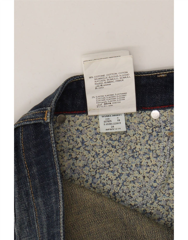 Shorts Vaqueros Mujer Replay W28 Algodón Azul Medio