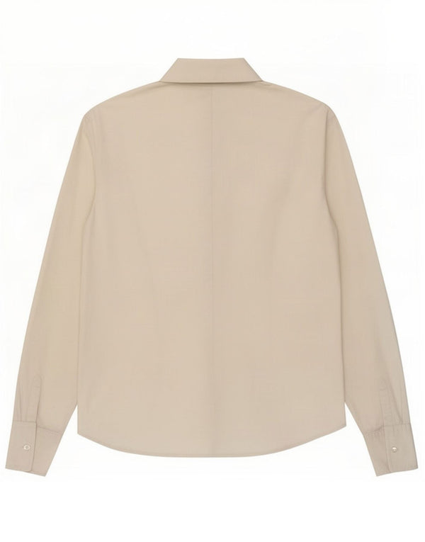 Benetton Jersey De Mujer UK 40 Small Blanco Algodón