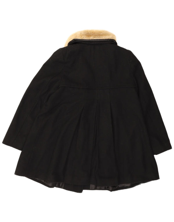 Monsoon Abrigo Princesa para Mujer UK 40 Lana Negra Mediana