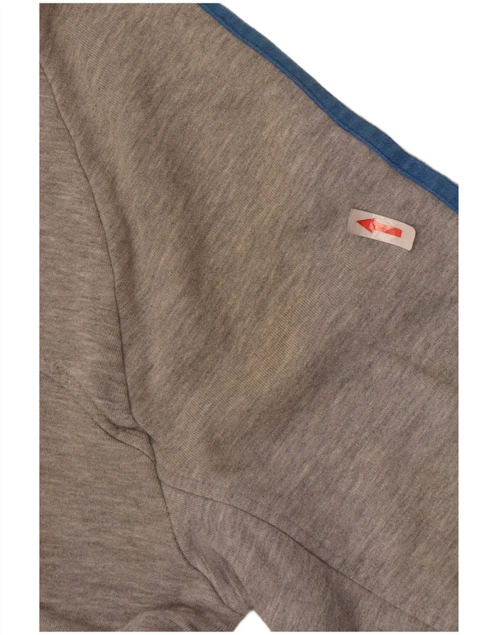 Adidas Hombre Sudadera Jumper Small Gris Moteado Algodón