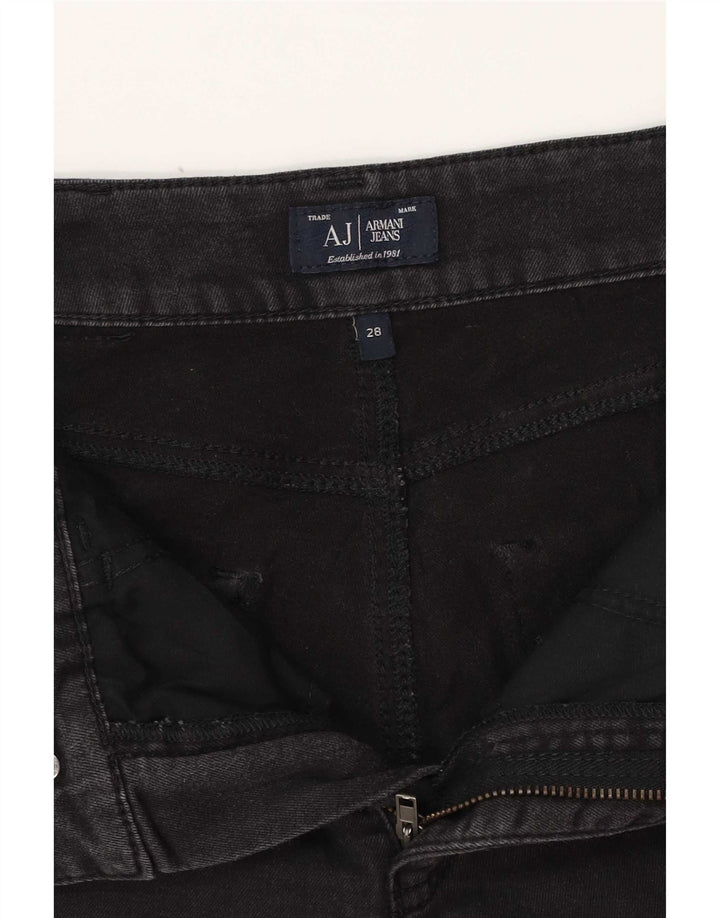Vaqueros Armani Mujer Slim W28 L28 Negro