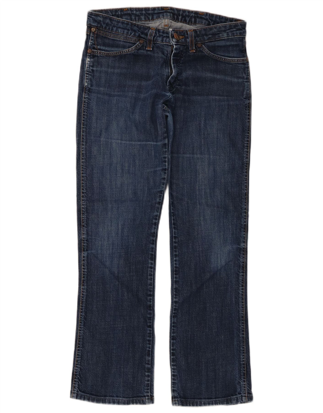 WRANGLER Vaqueros rectos Iris para mujer W29 L28 Algodón azul