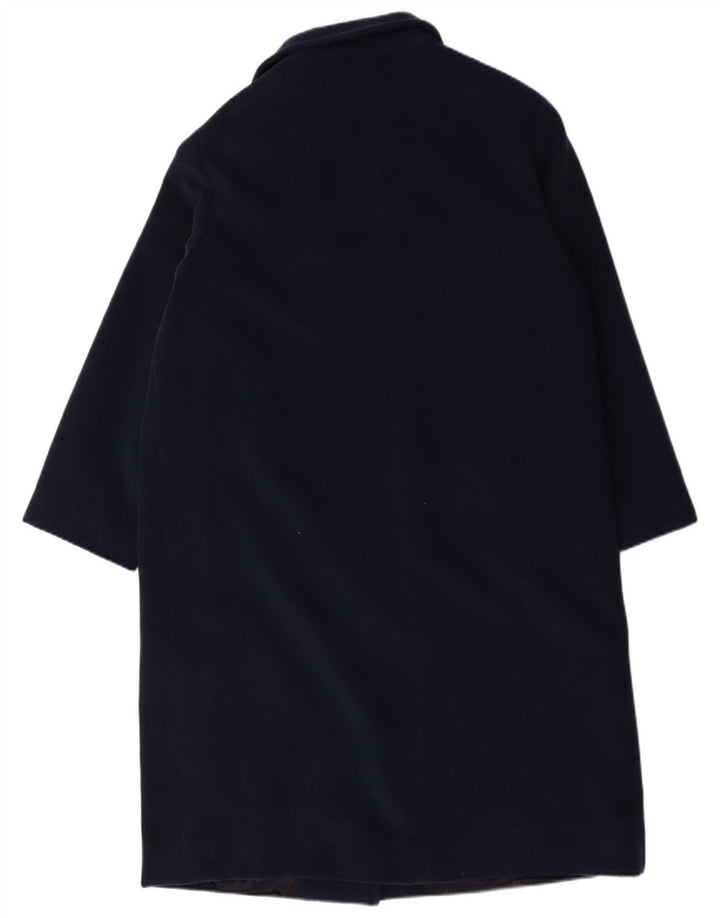 Abrigo vintage para mujer IT 48 XL Lana azul marino