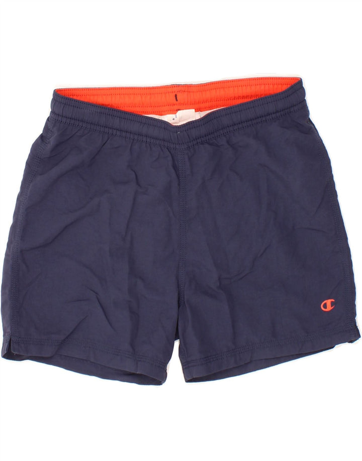 CHAMPION Boys Apparel Sport Shorts 9-10 Years Medium Navy Blue Polyamide Vintage Champion and Second-Hand Champion from Messina Hembry 