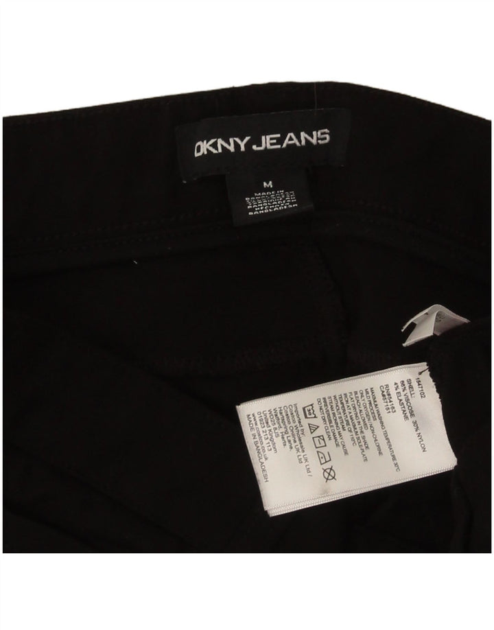 Dkny Pantalones Casuales Slim para Mujer Medium W30 L28 Viscosa Negra