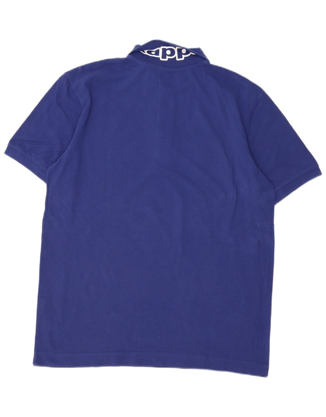 Kappa Polo Gráfico Hombre XL Algodón Azul