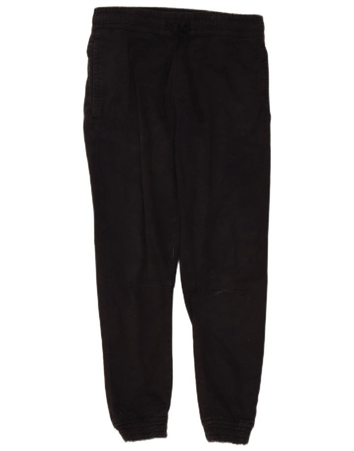 Zara Mujer Pantalones Joggers Pequeño W27 L28 Negro
