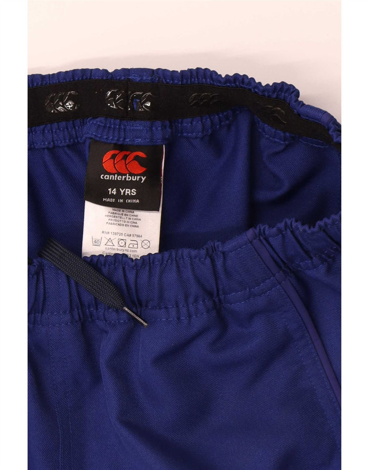 Canterbury Pantalón Corto Deportivo Niño 13-14 Años Azul Marino Poliéster