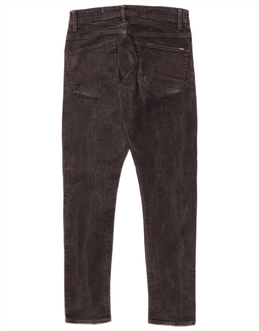 G-Star Hombre 3301 Vaqueros Super Slim Desgastados W28 L29 Negro