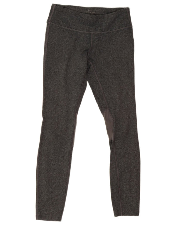 Nike Leggings cortos Dri Fit para mujer UK 8 Small Gris Poliéster