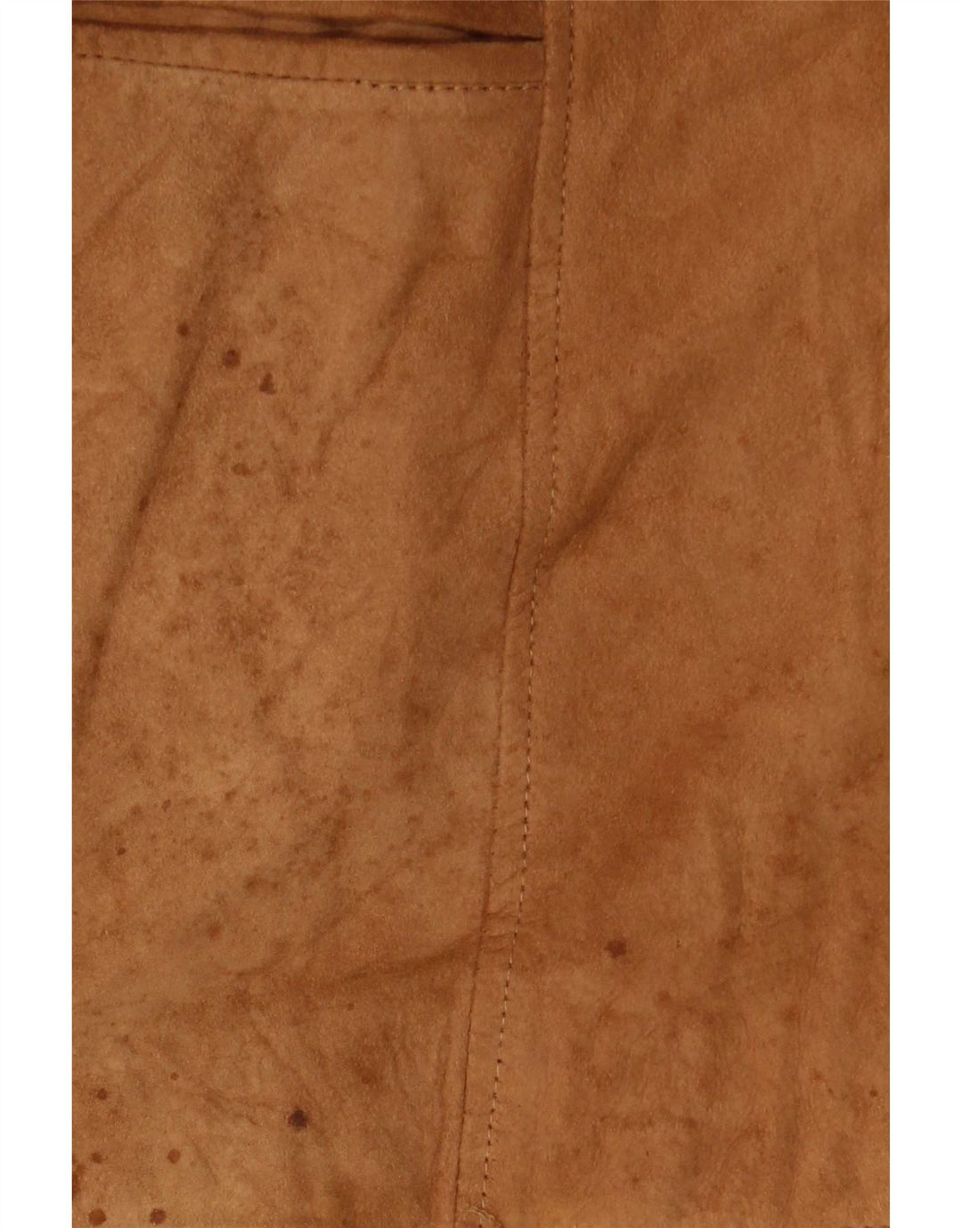 Anfor Chaqueta Blazer de Ante con 2 Botones para Mujer IT 52 2XL Cuero Beige