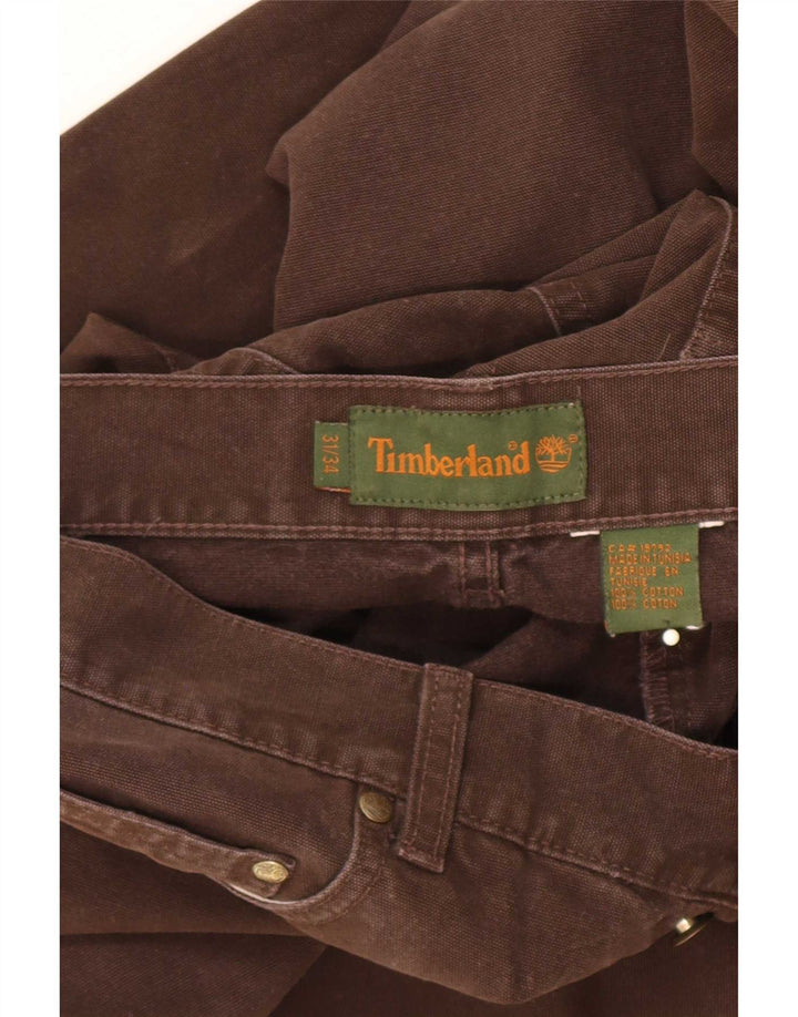 Timberland Vaqueros rectos para hombre W31 L31 Algodón marrón