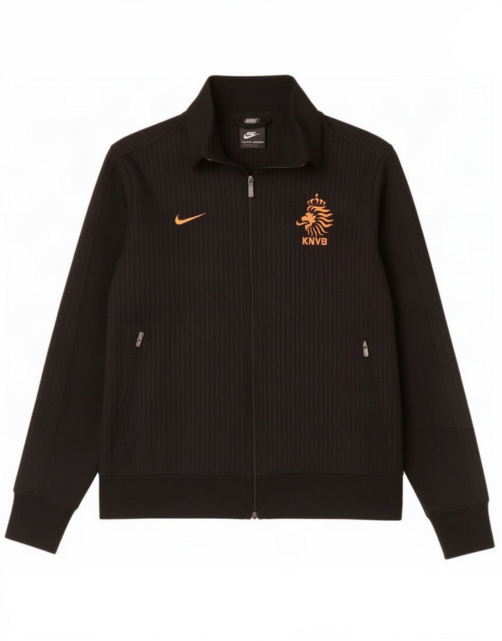 Nike KNVB Graphic Chándal Top Chaqueta Grande Negro Rayas Poliéster