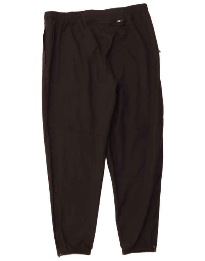 NIKE Mujer Dri Fit Chándal Pantalones Joggers UK 40 Grande Poliéster Negro