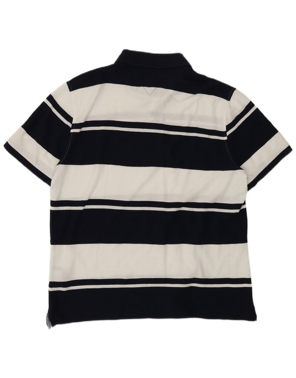 Polo Tommy Hilfiger Hombre XL Algodón Rayas Azul Marino