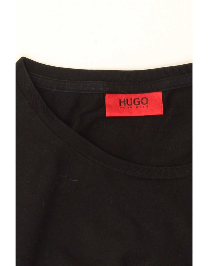 Hugo Boss Hombre Camiseta Top XL Negro