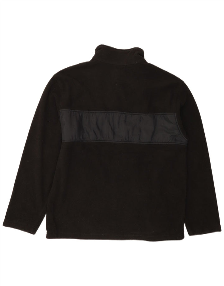 Chaps Chaqueta polar para hombre UK 38 Mediana Poliéster negro