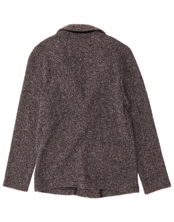 Zara Chaqueta Blazer De 2 Botones para Niña 9-10 Años Gris Moteado