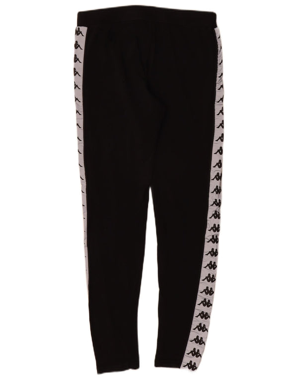 Kappa Leggings gráficos para mujer UK 40 Small Black Colorblock Cotton