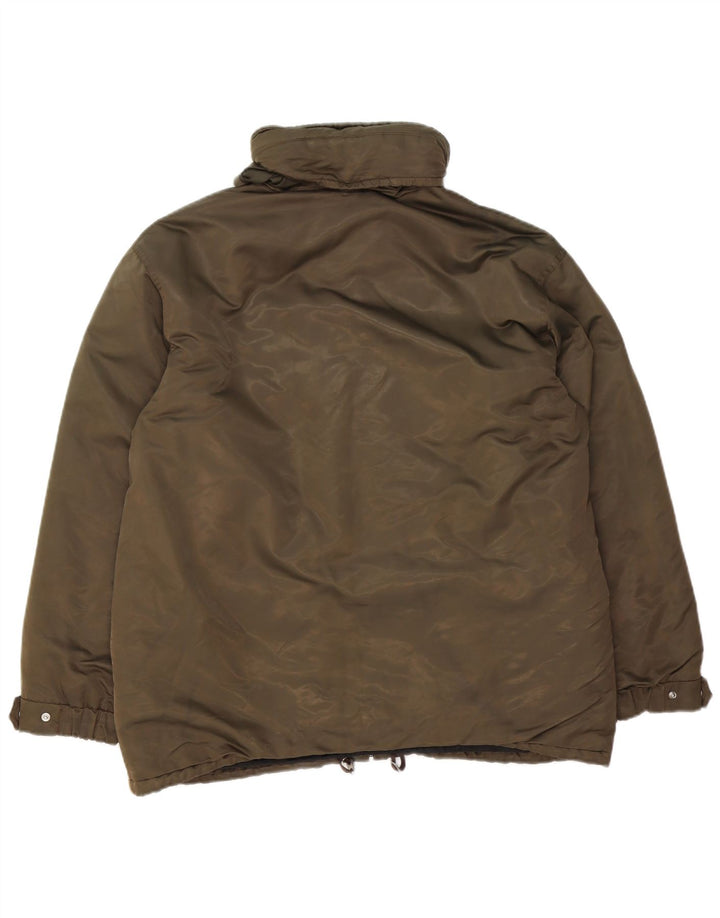 COLMAR Womens Windbreaker Jacket IT 48 XL Khaki Polyamide