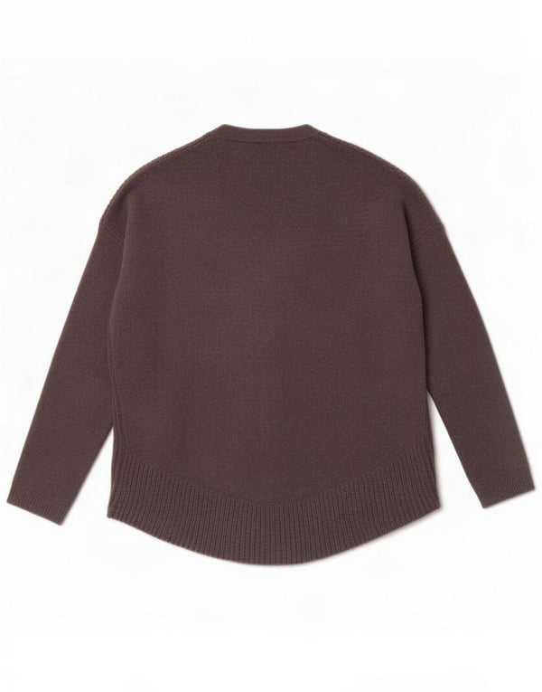 Massimo Dutti Cárdigan extragrande para mujer UK 40 Small Gris Lana