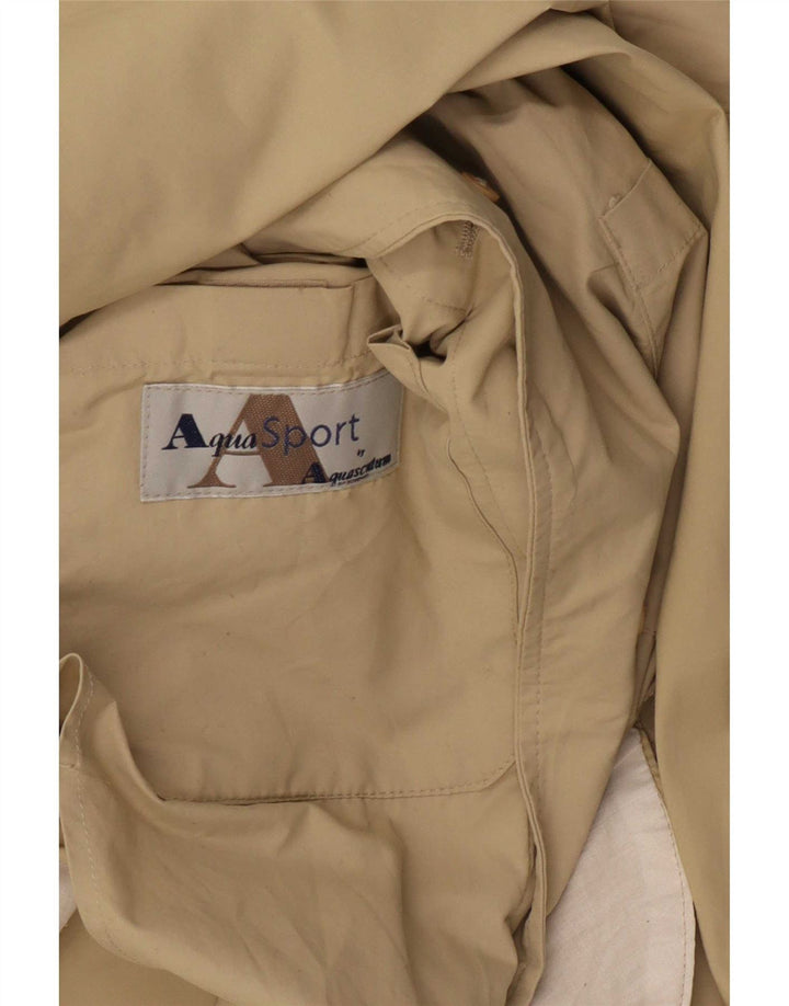Aquascutum Gabardina Hombre IT 50 Large Poliamida Beige