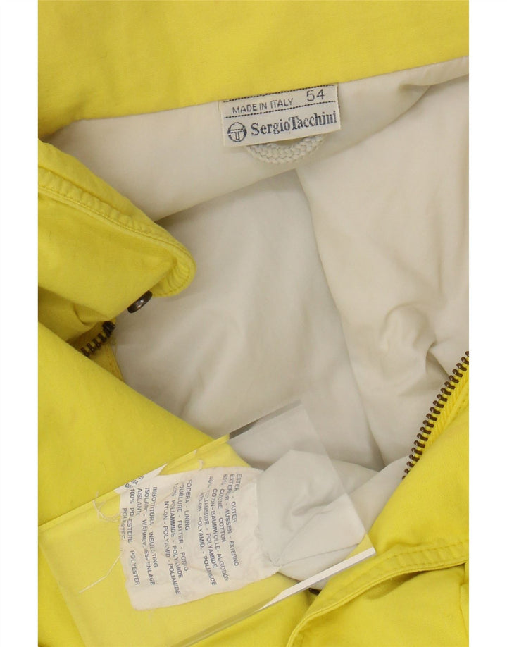 SERGIO TACCHINI Chaqueta de esquí con capucha gráfica para hombre IT 54 2XL Algodón amarillo