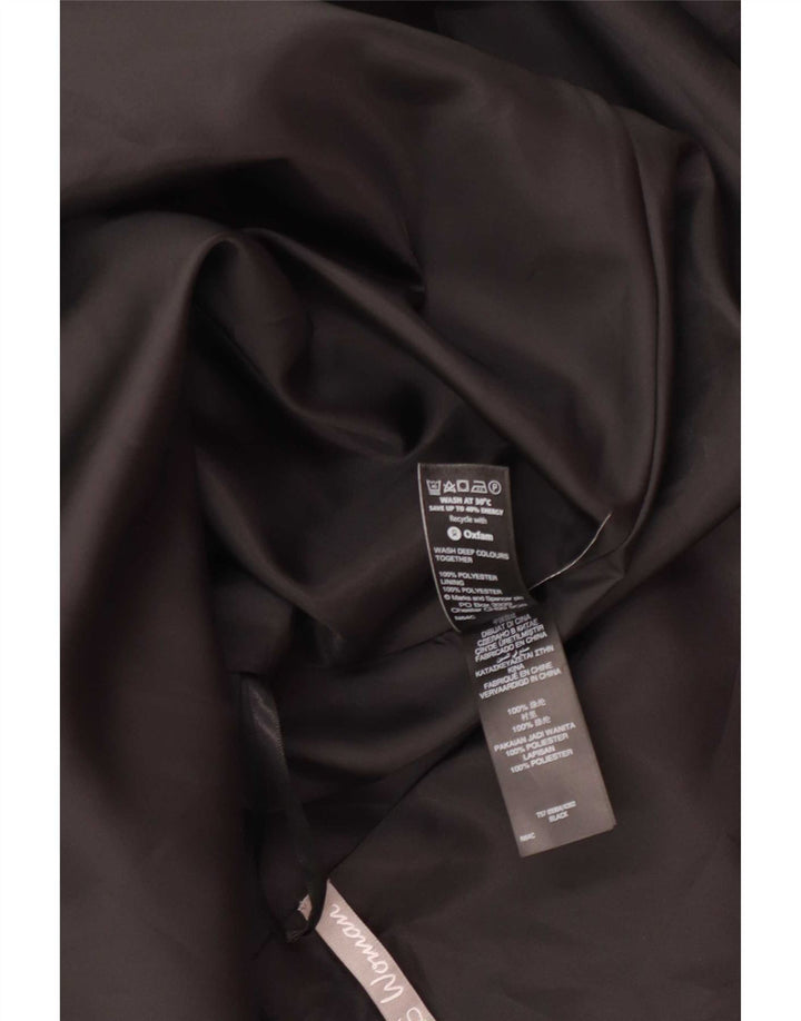 Marks & Spencer Falda lápiz para mujer Reino Unido 44 Grande W32 Poliéster negro