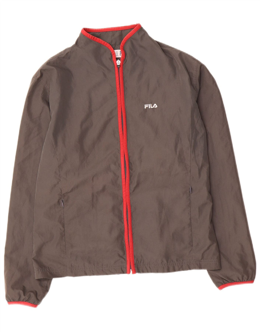 Fila Hombre Chándal Top Chaqueta Poliéster Gris Medio