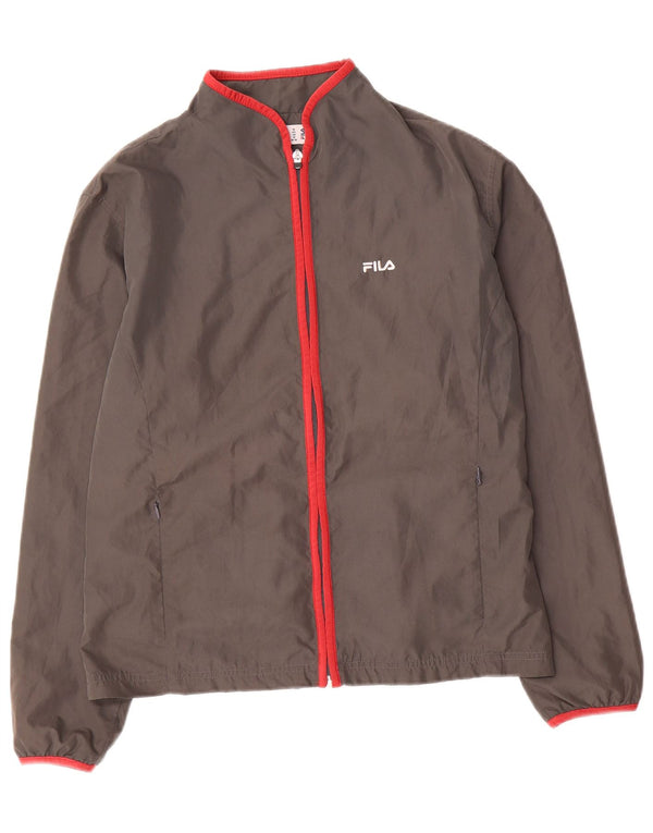 Fila Hombre Chándal Top Chaqueta Poliéster Gris Medio