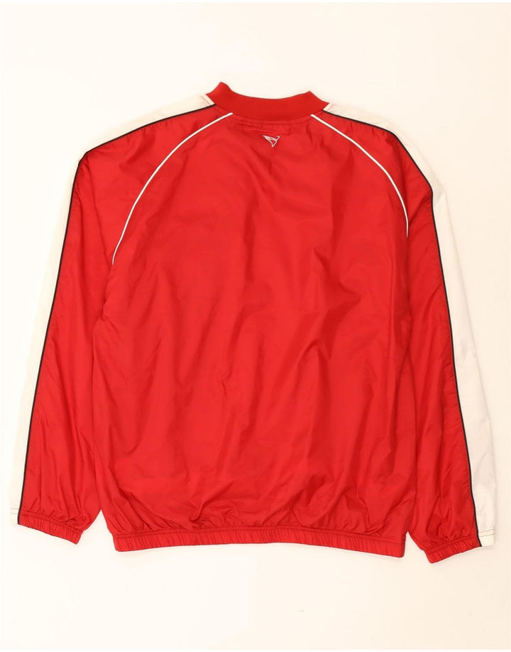 Jako Hombre Jersey Chándal Chaqueta Superior Grande Nylon Color Block Rojo