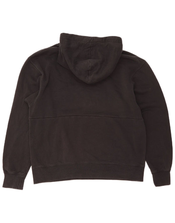 Jordan - Sudadera con capucha para hombre, ajuste estándar, talla grande, algodón negro