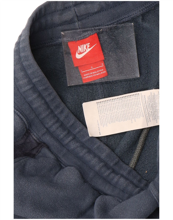 NIKE Hombre Pantalones de Chándal Joggers Large Azul Marino Algodón