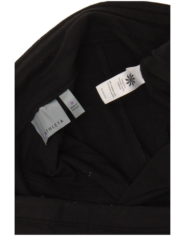 ATHLETA Pantalones de chándal para mujer UK 44 Medium Black Nylon