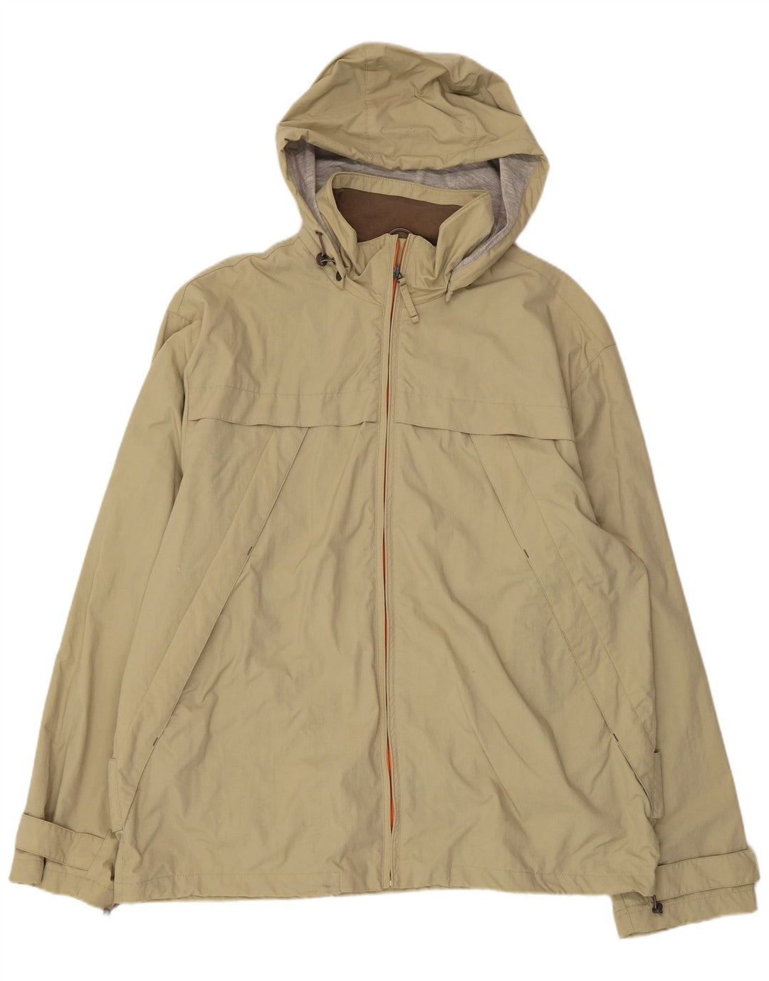 INVICTA Chaqueta impermeable con capucha para hombre UK 44 2XL Poliamida verde