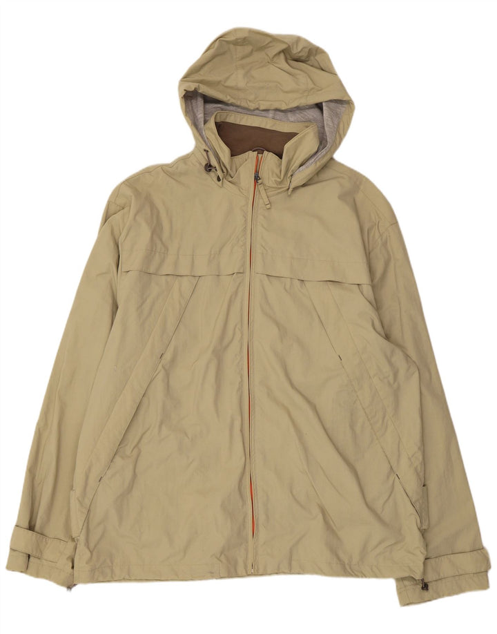 INVICTA Chaqueta impermeable con capucha para hombre UK 44 2XL Poliamida verde