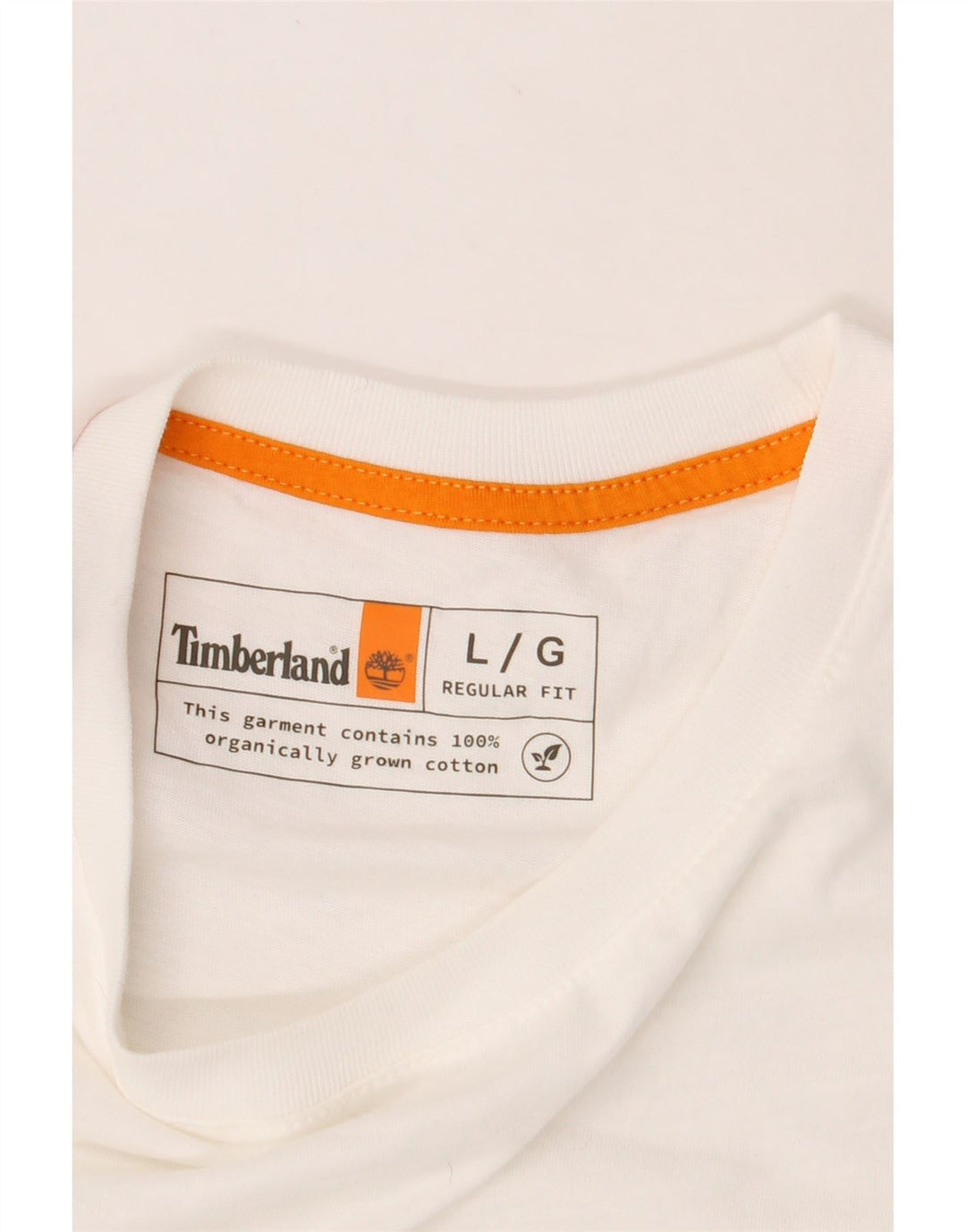 TIMBERLAND Camiseta de corte regular para hombre Top grande de algodón blanco