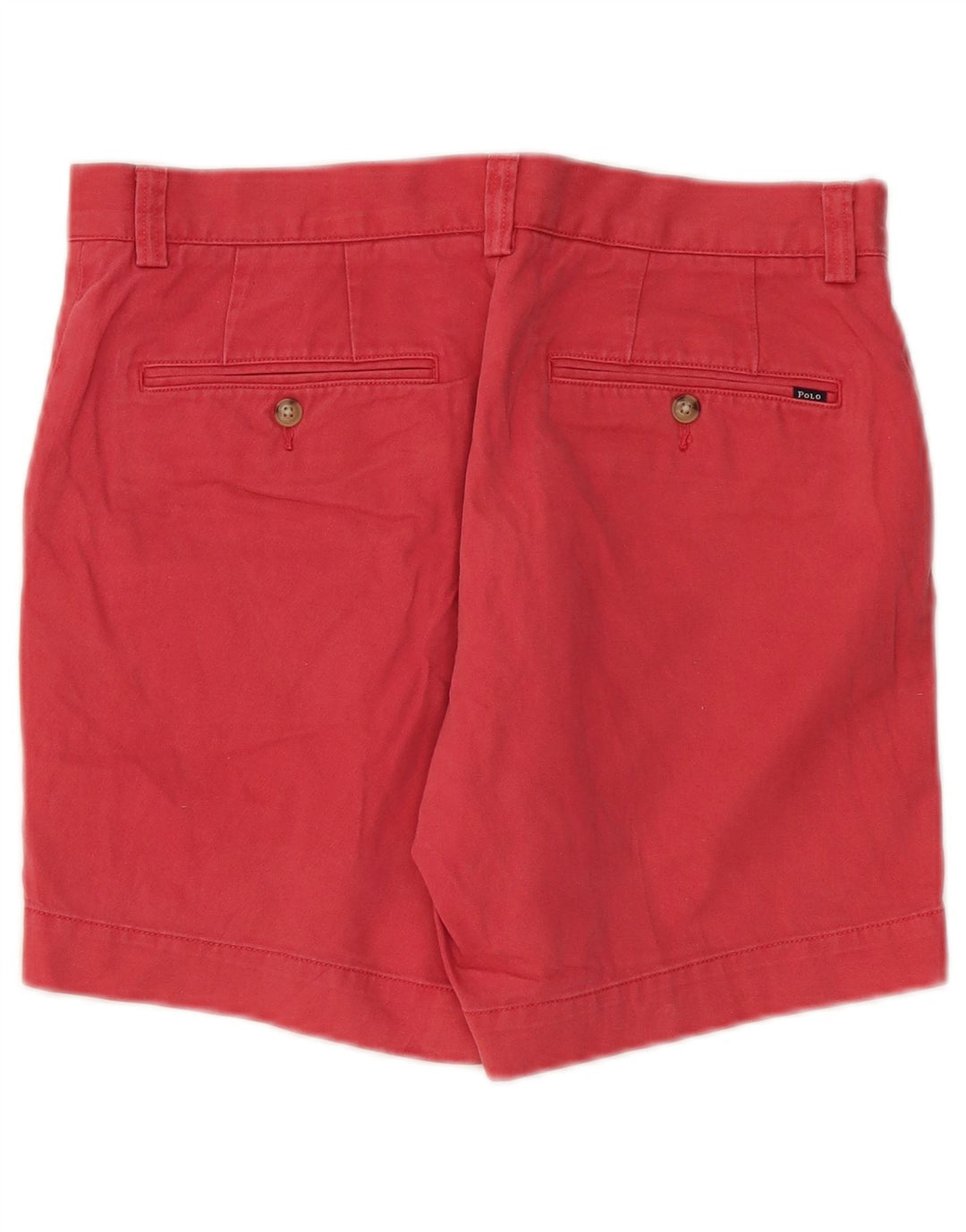 POLO RALPH LAUREN Pantalones cortos chinos para hombre W31 Algodón rojo medio