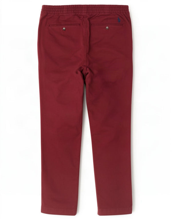Polo Ralph Lauren - Pantalón chino de corte clásico para hombre, pequeño, W29 L29, color burdeos