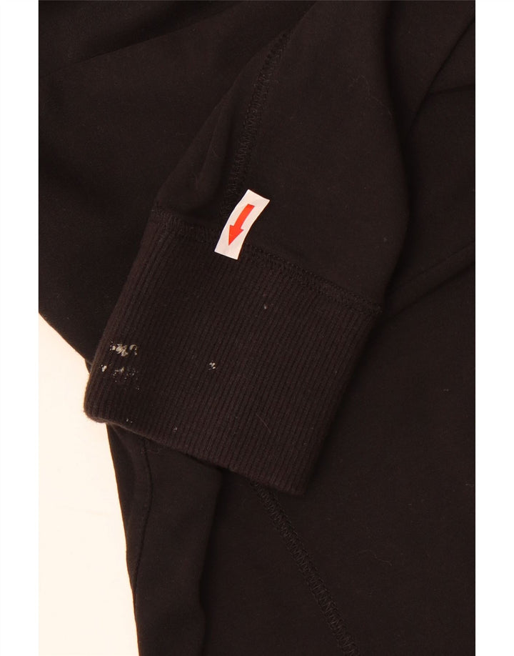 G-Star Chaqueta superior de chándal con gráfico para mujer UK 40 Mediana Algodón negro