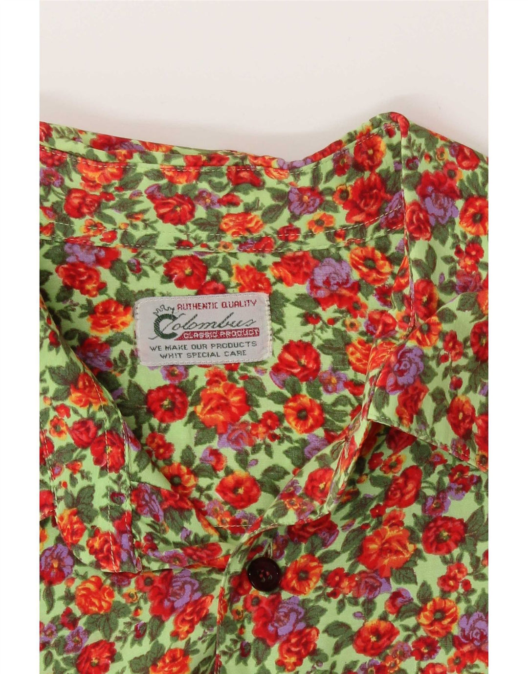Camisa Colombus Hombre Grande Multicolor Floral